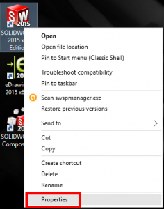 solidworks windows 10 compatibility